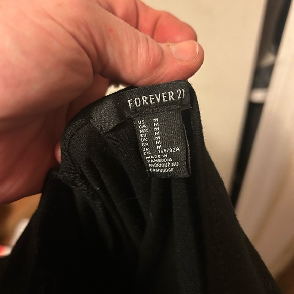 Forever 21 Sleeveless Long Dress with Slits on Side Size M - Picture 3 of 3